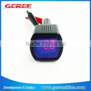 LED 12V/24V Mini Car Voltmeter Voltage Meter thumbnail-1