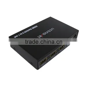 USBNOVEL 2016 New 3 in 1 Out HD MI Switch 3 Input and Output HD MI Selector With Power Adapter and Controller thumbnail-3