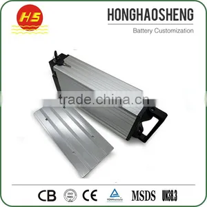 Customized Rechargeable 48V 10.4Ah E-bike Lithium Battery Packs With Aluminium Case thumbnail-2