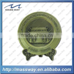 Custommized Souvenir 3D Metal Engraved Commemorative Plates thumbnail-1