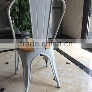 High Quality Cheap Vintage Metal Chairs for Restaurant thumbnail-5