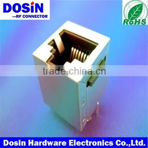 Network RJ45 Connector, Single Port RJ45 Jacks Connector for PCB Mount Modular Jack thumbnail-1