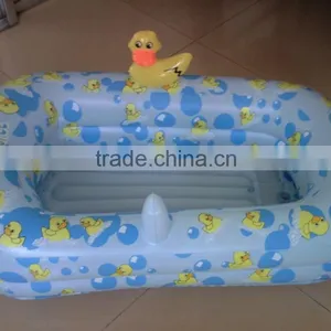 Inflatable Mobile Swimming Pool With Duck Design for Kids thumbnail-1