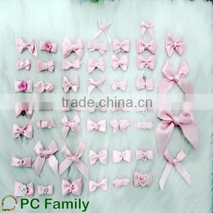 Pre-tied Satin Mini Ribbon Bows for Bra Accessories Quality Choice thumbnail-1