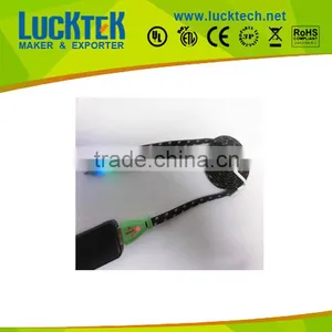 Diamond Led Fabric Braided Usb Cable for Phone5 thumbnail-1