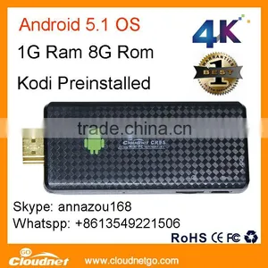 Hot Selling! 4K Cheap Kodi Stick Android 5.1 Dongle Stick 1G DDR3 8G Rom Xbmc / Kodi Preinstalled Amazon Streaming Fire Stick thumbnail-1