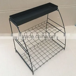 New Arrival High Quality Customized Wire Desk Tea Box Rack thumbnail-5