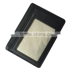 RFID Wallet Leather RFID Blocking Wallet Slim Card Holder Case thumbnail-5