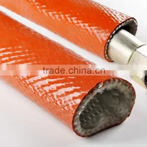 Flame Heat Shield for Hydraulic Pipe Protect -Fire Proof Fiberglass Sleeving thumbnail-1