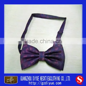 100% Polyester Light Red Decorative Bow Tie thumbnail-1