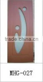 Wood Door With Glass MHG-027 thumbnail-1