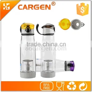 Transparent 700ml Sport Plastic Tea Water Bottle thumbnail-5