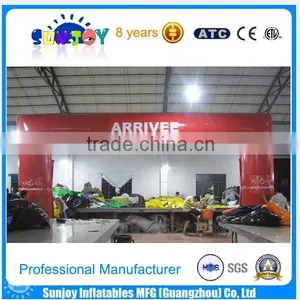 Customized Made With Your Logo Advertising Inflatable Finishing Line Arch thumbnail-2