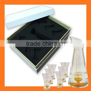 Customized Logo Japanese Sake Tiny Round Heavy Bottom Vodka Glass thumbnail-5