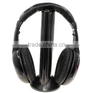 5 in 1 Wireless Monitor am fm Radio Headphone thumbnail-1