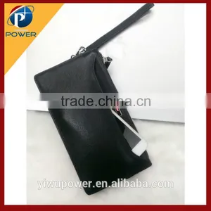 Leather Men Wallet Wireless Charging Mobile Power for Smartphone thumbnail-3