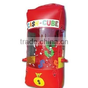 Red Inflatable Cash Cube thumbnail-1