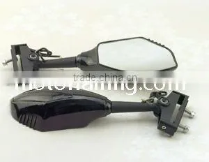 Mini Motorcycle Mirrors/Universal Black Mirror for All Motorcycle Models thumbnail-1