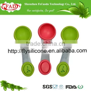 Saving Space Milk Silicone Measuring Spoon for Baby With Mix Color thumbnail-1