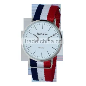 Hot Selling Men's Slim Watch With Nylon Watch Bands thumbnail-1