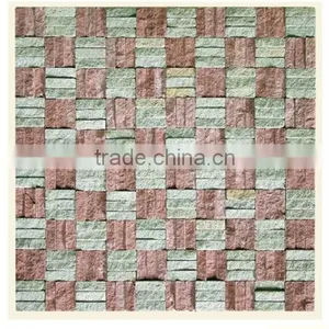 Marble Stone Mixed Mosaic Tiles for Wall, Bamboo Mosaic thumbnail-1