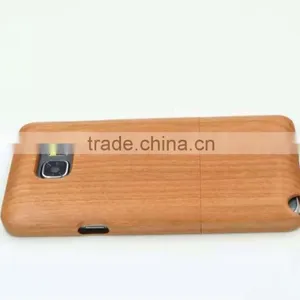 Handmade Real Carved Wood Wooden Phone Case Cover Shell For Samsung Galaxy Note 5 thumbnail-4