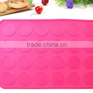 Large Double Sided Macaron Macaroon Dessert DIY Mold Sheet Silicone Baking Mat thumbnail-2