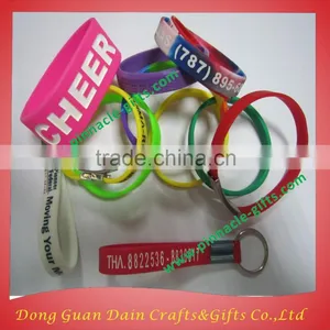 Eco-friendly Imprinting Customized Silicone Wristbands thumbnail-2