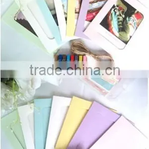 Photo Deco Paper Frame + Wooden Clothespin + Deco String Set_3x5 Inch Post thumbnail-1