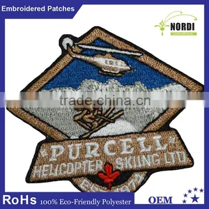 Hot Sale Backing Wholesale Embroidered Patches for Garment no Minimum thumbnail-1