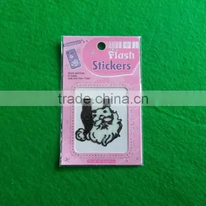 Fashion Manufacturers Glitter Vinyl Mobile Phone Sticker Paper thumbnail-1