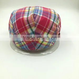 Custom Made Fashion Check Cotton Ivy Cap Wholesale thumbnail-4