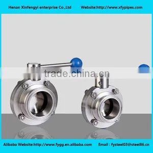 Sanitary Butterfly Valve Series Various Material Butterfly Valve thumbnail-3