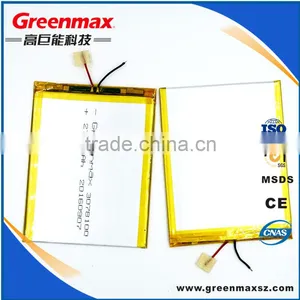China Manufacturer 3.7v Lithium Polymer Battery 453030 thumbnail-1