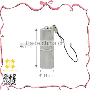Fashion Shining Silver Empty Lipstick Container for Journey thumbnail-1