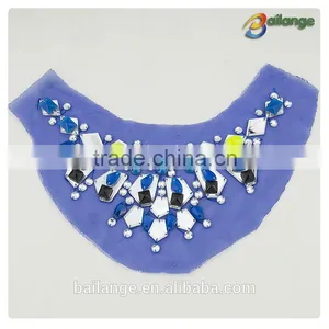 2016 Top Quality Latest Fashion Design Handmade Beaded Collars thumbnail-1