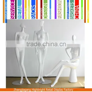 Whole Body White Sexy Female Posing Mannequin thumbnail-1