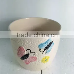 Wholesale Cheap Ceramic Painting Flower Pots thumbnail-2