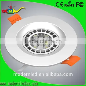 High Class 3 Inch 7w Silver Ceiling Light 2x2 Led Drop Ceiling Light Panels thumbnail-1