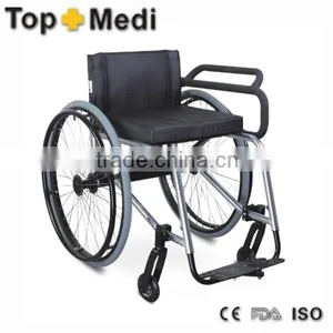 TopMedi for Sale Drop Special Design for Basketball Powder Coating Aluminu Sport Wheelchairm thumbnail-5