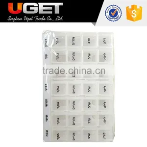 Factory Price Easy Open Plastic Portable Travelling Pill Box 7 Days thumbnail-4