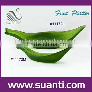 Polyresin Leaves Fruit Plate thumbnail-1