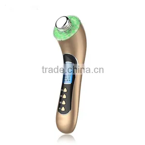 BP153 5 in 1 Home Use Electric Face Beauty Machine Ultrasonic Galvanic Face Massager Reduces Puffiness thumbnail-3