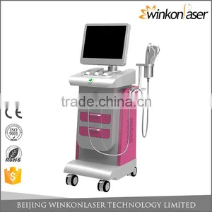 Winkon Newest Beauty & Personal Equipment Hifu 8MHz Ultrasound Machine & Wrinkle Removal Hifu Face Lift Eye Lines Removal thumbnail-1