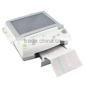 12 Inch Multi Parameter FHR TOCO FM Fetal Monitor NST CTG Detecting Fetus Fetal Movement Single Twins Optional thumbnail-3