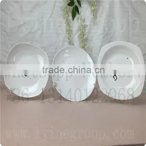 Hotel Porcelain Ware Dinner Plate/Durable White Ceramic Dishes/wholesale Dinnerware Meat Plate thumbnail-1