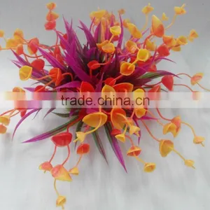 Factory Wholesale High Quality Fish Tank Colorful Special Aquatic Design Aquarium Plastic Plant Decoration thumbnail-4
