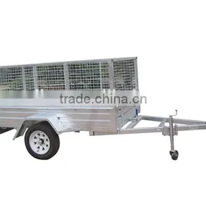 Good Qulity Hot Dipped Galvanized Caged Trailer thumbnail-3