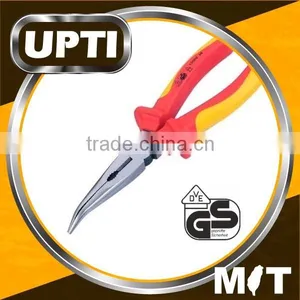 Taiwan Made High Qaulity VDE Bent Nose Pliers VDE Insulated Pliers thumbnail-1