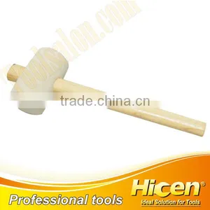 French Type Rubber Mallet Rubber Hammer With Wooden Handle thumbnail-1